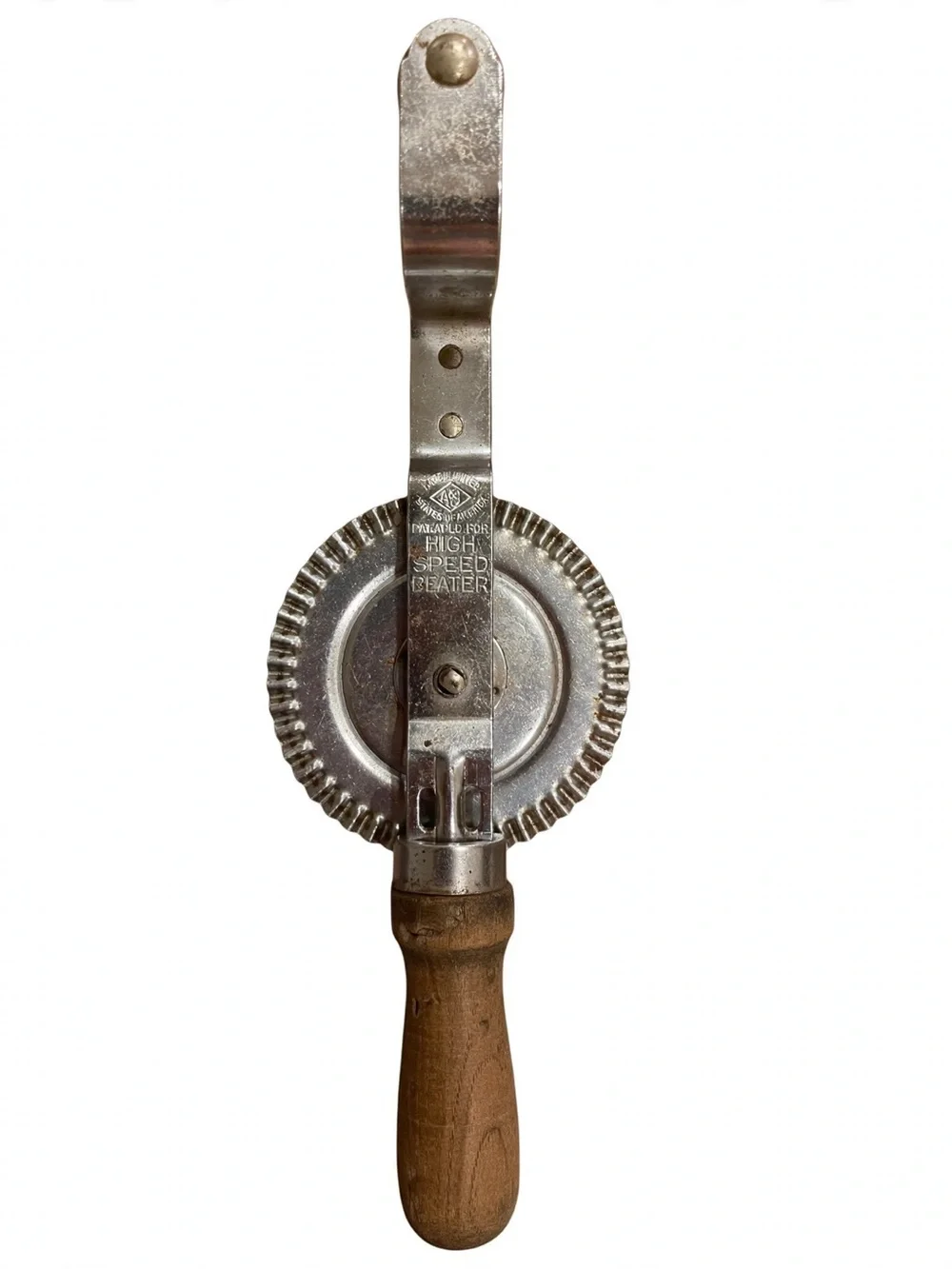 Vintage A&J High Speed Egg Beaters - Pair + Small Beater - Farmhouse Decor